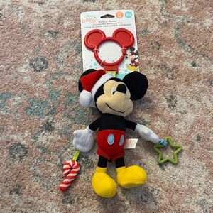 NWT Disney Mickey Mouse Holiday Plush Toy